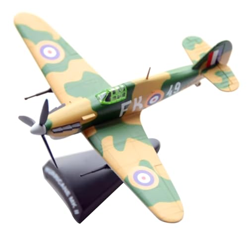 DAGIJIRD Simulation Alloy Aircraft Model 1:110 Alloy WWII UK Hurricane MKII Fighter Plane Model von DAGIJIRD