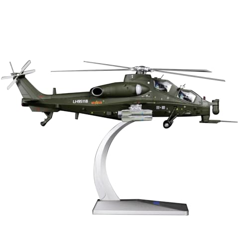 DAGIJIRD Simulation Alloy Aircraft Model 1:48 Alloy Chinese Z10 Attack Helicopter Plane Model von DAGIJIRD