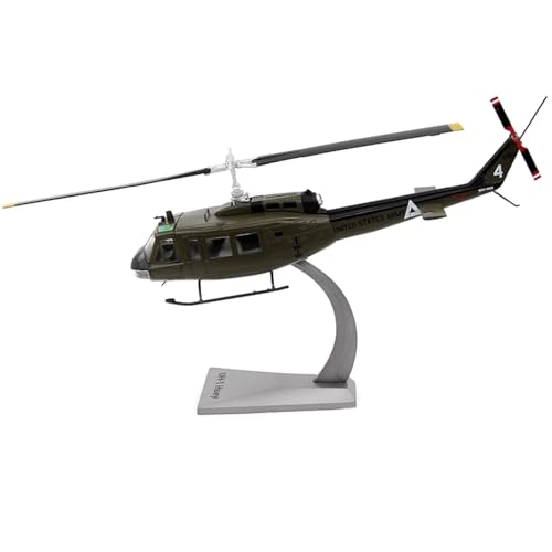 DAGIJIRD Simulation Alloy Aircraft Model 1:48 Alloy USA UH-1 Huey Hubschrauber Flugzeugmodell von DAGIJIRD