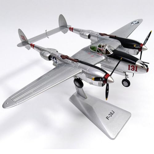 DAGIJIRD Simulation Alloy Aircraft Model 1:48 Alloy WWII US P-38J Fighter Plane Model von DAGIJIRD