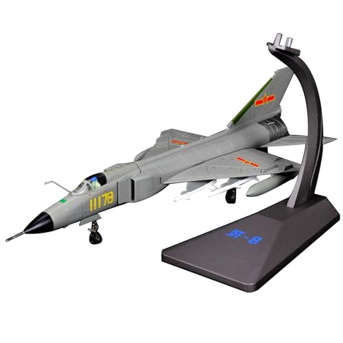 DAGIJIRD Simulation Alloy Aircraft Model 1:72 Alloy China Shenyang J-8 Fighter Plane Model von DAGIJIRD