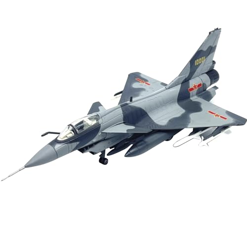 DAGIJIRD Simulation Alloy Aircraft Model 1:72 Alloy Chinese Air Force J-10 Vigorous Dragon Fighter Plane Model von DAGIJIRD