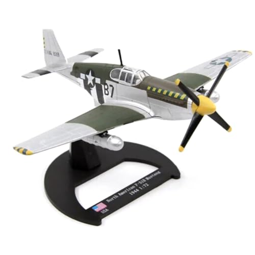 DAGIJIRD Simulation Alloy Aircraft Model 1:72 Alloy WWII North American P-51B Mustang Fighter Plane Model von DAGIJIRD