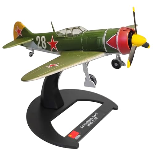 DAGIJIRD Simulation Alloy Aircraft Model 1:72 Alloy WWII Sowjeet Lavochkin La-7 Fighter Plane Model von DAGIJIRD