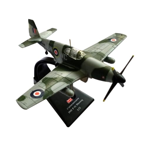 DAGIJIRD Simulation Alloy Aircraft Model 1:72 Alloy WWII United Kingdom P-51 Mustang Fighter Plane Model von DAGIJIRD