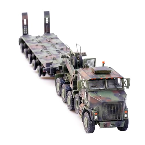 DAGIJIRD Simulation Alloy Truck Model 1:72 Alloy US Army M1070 Heavy Transport Vehicle Model von DAGIJIRD