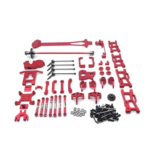 DAGIJIRD Upgrade Kit für Wltoys 124016 124017 124018 124019 1/12 RC Auto, Ersatz Metall Full Set RC Teile von DAGIJIRD