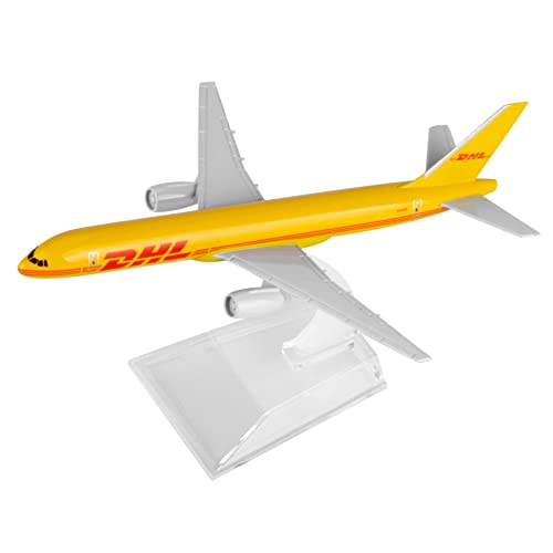 Maßstab 1:400 DHL B757 Gusseisen Flugzeug Modell Legierung Modell Druckguss Flugzeug Modell mit Display Ständer von DAGIJIRD