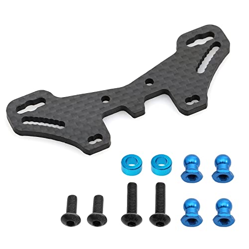 RC Heckdämpfer Stay Chassis Carbon Dämpfer für TAMIYA TT-02 Type-S 54633# RC Auto Ersatzteile von DAGIJIRD