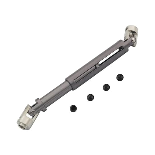 1 Pcs Aluminium Antriebswelle Joint CVD Teile 103-150mm for Axial SCX10 AX10 for Tamiya CC01 D90 RC4WD TF2 1/10 RC Rock Crawler(Dark Grey) von DAIHAOEE