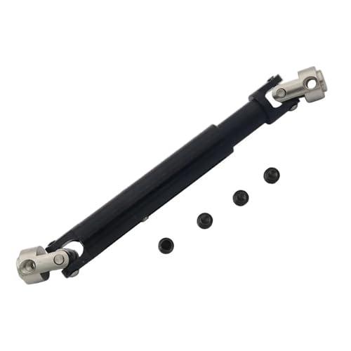 1 Pcs Aluminium Antriebswelle Joint CVD Teile 103-150mm for Axial SCX10 AX10 for Tamiya CC01 D90 RC4WD TF2 1/10 RC Rock Crawler(Zwart) von DAIHAOEE