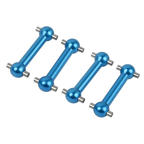 1 Set Fernbedienung Auto Antriebswelle Hund Knochen 1:10 Verfolgt Auto Antriebswelle Upgrade Teile for Tamiya TT02/TT02D/TT02S/TT-02(4Pcs Blue) von DAIHAOEE