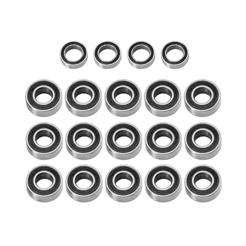 19-teiliges Dichtungslager-Kit for Traxxas, for Slash 2WD, for Bandit, for Stampede, for Rustler 2WD 1/10 RC-Auto-Upgrade-Teile Zubehör von DAIHAOEE