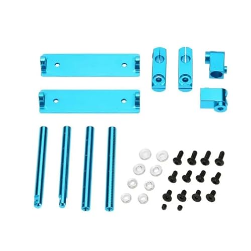 Aluminium Magnetic Invisible Body Post Mount Kit for 1/10 for HSP 94122 94123 for Akura D3 XIS for Null S CS HPI for Tamiya On-Road Drift RC Auto(Blauw) von DAIHAOEE