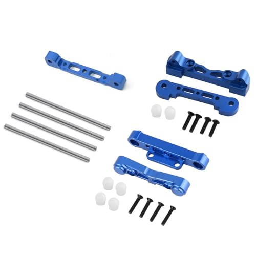 DAIHAOEE 1 Set Metall Vorne und Hinten Suspension Arm Code mit Pin for Arrma 1/8 for KRATON for Outcast for Typhon 6S Upgrade Teile(Blauw) von DAIHAOEE