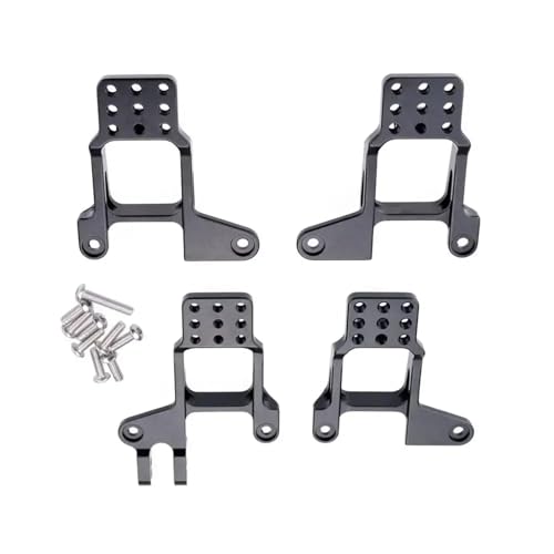 DAIHAOEE 4PCS Aluminium Vorne und Hinten Stoßdämpfer Halterung for 1/10 RC Crawler for TRX-4 TRX4 8216 Upgrade Teile von DAIHAOEE