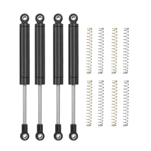 DAIHAOEE 4Pcs Metall Stoßdämpfer 80/90/100/110/120mm Öl Dämpfer for 1/10 Axial SCX10 90046 TRX4 TRX6 D90 D110 RC Crawler Auto(110mm 4pcs) von DAIHAOEE