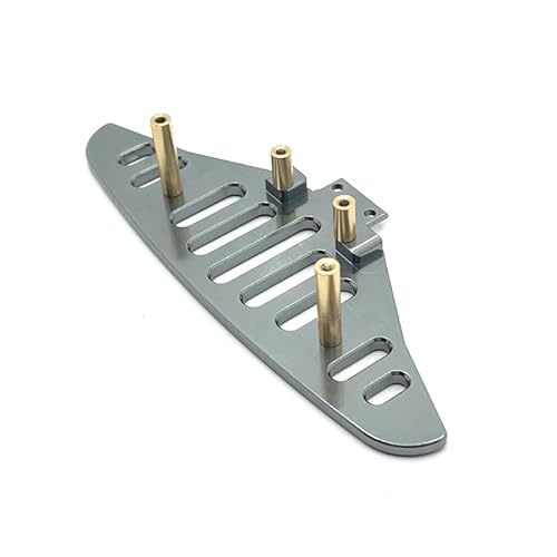 DAIHAOEE Geeignet for MJX Modell 1/14 14301 14302 14303 RC Auto Metall Upgrade Frontstoßstange(Dark Grey) von DAIHAOEE