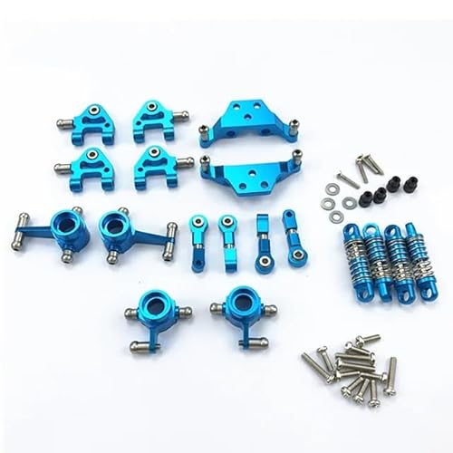 DAIHAOEE Geeignet for Metall-Komplettset, Upgrade-Teile for Wltoys 1/28 P929 P939 K979 K989 K999 K969 RC-Autoteile(Blauw) von DAIHAOEE