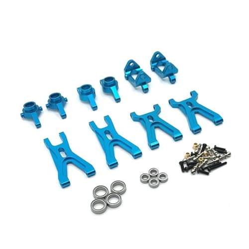 DAIHAOEE Geeignet for WLtoys 184011 A949 A959 A969 A979 K929 RC Autozubehör Metall Upgrade Kit(Blauw) von DAIHAOEE