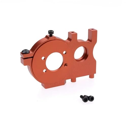 DAIHAOEE Metall Motor Halterung 8487 for 1/8 ZD Racing 08423 08425 08426 08427 9020 9021 9071 9072 9116 9203 RC Auto Upgrade Teile(Rood) von DAIHAOEE