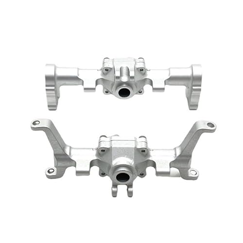 DAIHAOEE Metall Upgrade CNC prozess vorder-und hinterachse Montage Shell for FMS 1/24 for Xiaoqi FCX24 Fernbedienung Auto ersatzteile(Silver) von DAIHAOEE