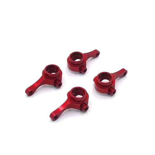 DAIHAOEE Metall-Upgrade vorne und hinten Lenkbecher for Mosquito Car for Mini-Q9 1/28 RC Autoteile(Rood) von DAIHAOEE