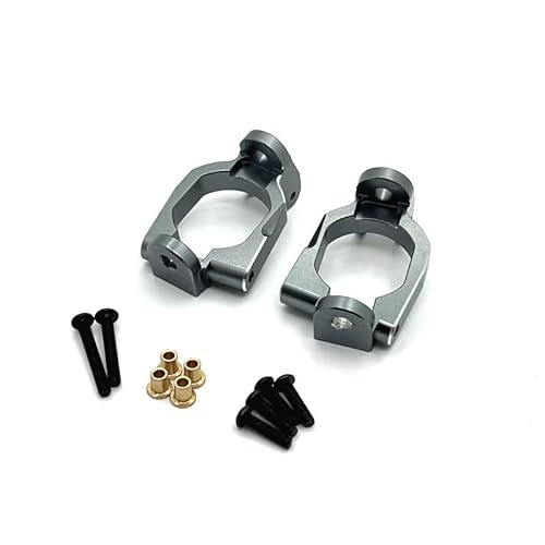 DAIHAOEE Metall Verbesserte Front C-Sitz for MJX 1/10 10208 for Monster RC Auto Teile(Dark Grey) von DAIHAOEE