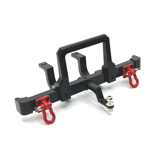 DAIHAOEE Metall verbesserte vordere und hintere Stoßstangenschutz for MN Modell 1/12 MN82 LC79 RC Autoteile(Black F) von DAIHAOEE