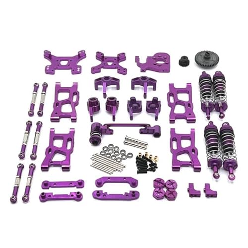 DAIHAOEE Passend for WLtoys 124007 for RIAarIo XDKJ-001 006 AM-X12 RC-Auto-Upgrade und Modifikationszubehör ﻿(Purple) von DAIHAOEE