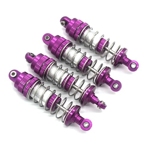 DAIHAOEE SCY 16101 16102 16103 16104 16106 16201 RC 1/16 Metall Upgrade Teile for Fernbedienung Fahrzeug öl Druck stoßdämpfer Teile(Purple) von DAIHAOEE