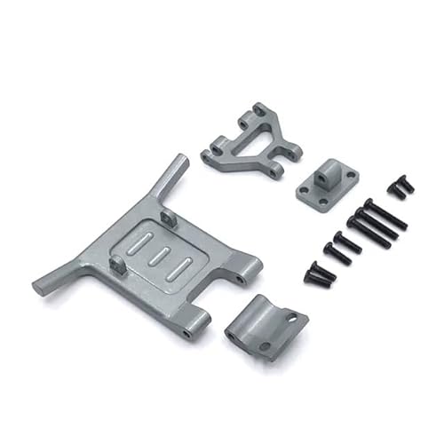 DAIHAOEE Upgrade Metall Modifizierte Frontstoßstange for WLtoys 1/12 124016 124018 RC Autoteile(Dark Grey) von DAIHAOEE