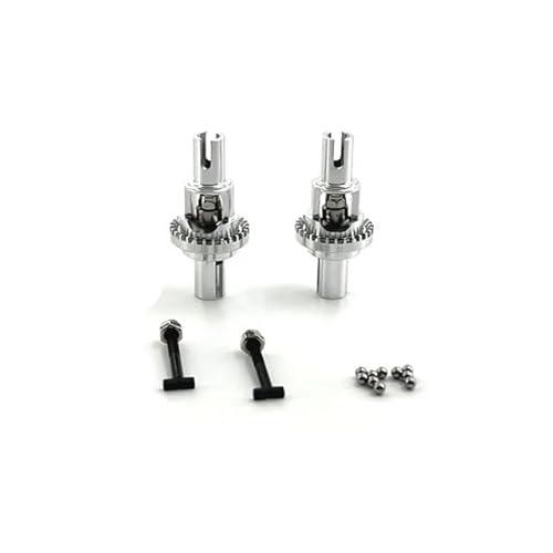 DAIHAOEE Verbessertes Metall-Vorder- und Hinterachsdifferential for WLtoys 1/28 284161 284010 284131 K989 K969 K979 P929 P939 RC-Autoteile(Silver) von DAIHAOEE