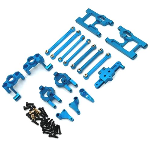 DAIHAOEE Verwendet for WLtoys 1/12 124006 12427 12427 12428 RC Auto Teile Metall Upgrade Kit(Sky Blue) von DAIHAOEE