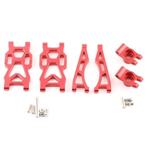 DAIHAOEE for 1/16 SCY for JJRC SG116 MAX SG116 PRO Modell Aluminium Legierung Upgrade Teile Kit RC Auto OP Zubehör Crawler LKW ​​Buggy(3 PCS-Red) von DAIHAOEE