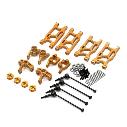 DAIHAOEE for LC 1/14 for Wltoys 144010 144001 02 124017-16-18-19 RC-Autoersatzteile(Gold) von DAIHAOEE