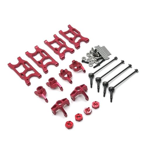 DAIHAOEE for LC 1/14 for Wltoys 144010 144001 02 124017-16-18-19 RC-Autoersatzteile(Rood) von DAIHAOEE