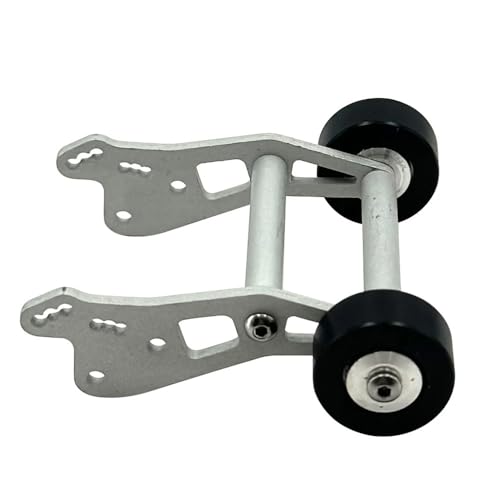 DAIHAOEE for Losi 1/18 for Mini LMT Upgrade Teile Einstellbare Wheelie Bar Anti Roll Rad Aluminium Metall for Rc Crawler Zubehör Auto 1 18 Scal(Silver) von DAIHAOEE