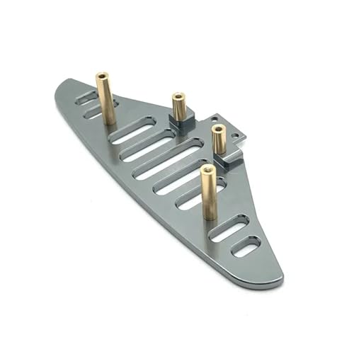 DAIHAOEE for MJX 1/14 14301 14302 14303 RC Auto Upgrade Teile Front Stoßstange Bar Kit(Light Grey) von DAIHAOEE