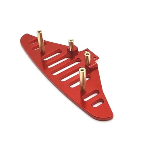 DAIHAOEE for MJX 1/14 14301 14302 14303 RC Auto Upgrade Teile Front Stoßstange Bar Kit(Rood) von DAIHAOEE