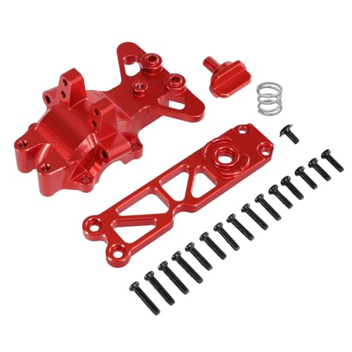 DAIHAOEE for MJX Hyper Go16207 16208/09/10 H16 H16BM H16PLH16V3 M162 M163 RC Auto Metall Front Upper Getriebe Abdeckung Teile und Zubehör(Rood) von DAIHAOEE