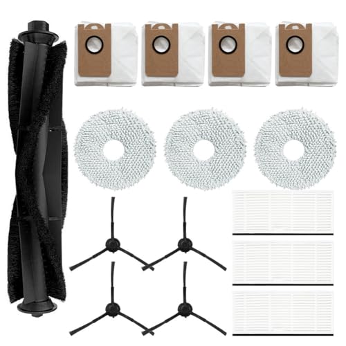 DAIHAOEE for P-roscenic M9 Roboterstaubsauger mit Seitenbürste & Rollenbürste & Filtern & Wischtuch(A) von DAIHAOEE
