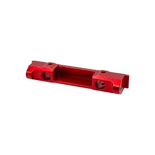 DAIHAOEE for SCX10 PRO Upgrade Teile Aluminium Legierung Vorne Hinten Stoßstange Montage Halterung 1/10 RC Crawler Axial Fernbedienung Auto Zubehör(1pc Red) von DAIHAOEE