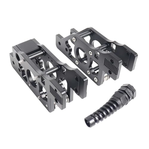 DAIHAOEE for Voron 2.4 for Trident 3D-Drucker Aluminium CNC Ultraleichte AB-Schrittmotor-Antriebseinheiten AB-Antriebsrahmen Oberes Unteres Kit PG7(No Bearings) von DAIHAOEE