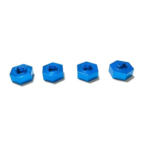 Metall-Upgrade-Teilesatz, Nachlaufblock, Lenkblöcke, Querlenker, for Traxxas, for Latrax, for Teton 1/18 RC-Autoteile, Zubehör(Blauw) von DAIHAOEE