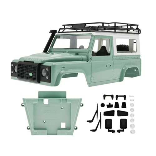 for MN 1:12 Klettern Auto D90 for Defender MN90 99 99S Pickup Fall DIY Teile Modifiziertes Zubehör(MN99 Green) von DAIHAOEE