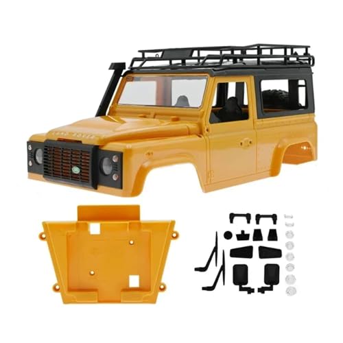 for MN 1:12 Klettern Auto D90 for Defender MN90 99 99S Pickup Fall DIY Teile Modifiziertes Zubehör(MN99 Yellow) von DAIHAOEE