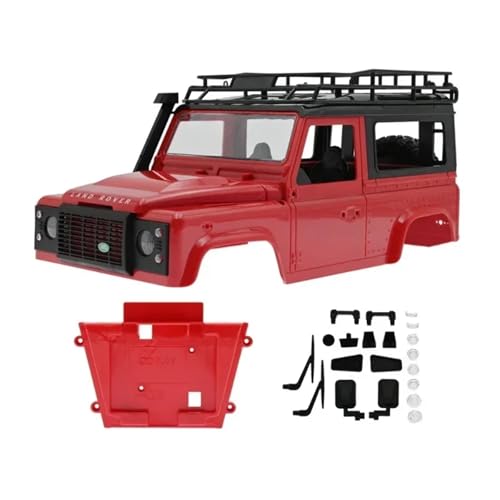 for MN 1:12 Klettern Auto D90 for Defender MN90 99 99S Pickup Fall DIY Teile Modifiziertes Zubehör(MN99 red) von DAIHAOEE