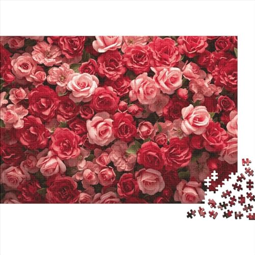 Blooming Flowers 1000 Teile Puzzle Premium Quality Puzzle Familien-Puzzlespiel Beautiful Bouquet Für Erwachsene Und Kinder Impossible Puzzle 1000pcs (75x50cm) von DAKINCHERRY