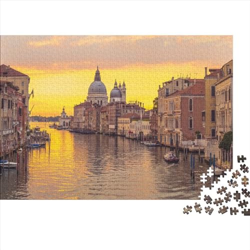 Cityscape 300 Teile Puzzle Premium Quality Puzzle Kinder Lernspiel Civic Landscape Für Erwachsenen Ab 14 Jahren Impossible Puzzle 300pcs (40x28cm) von DAKINCHERRY